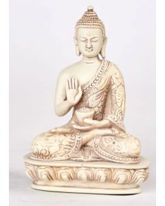 Buddha-hvid-NO FEAR-MUDRA