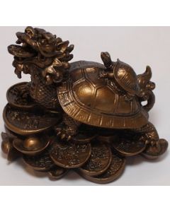 Feng Shui Drageskildpadde  - 10 cm høj