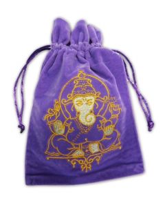 Stofpose i fløjl - Ganesh