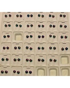 Regnbue-hæmatit-ørestikker