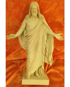 Kristus figur 32 cm - Patina farve