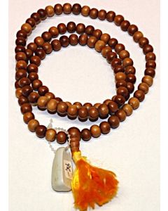 Mala kæde 108 perler - rød snor