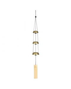 Tempelklokke med 3 klokker i messing