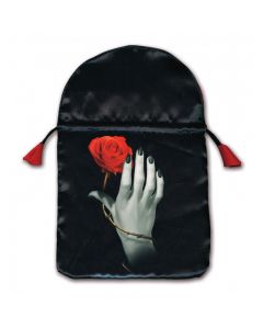 Stofpose i satin - Rose Hand
