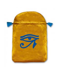 Stofpose i satin - Horus øje
